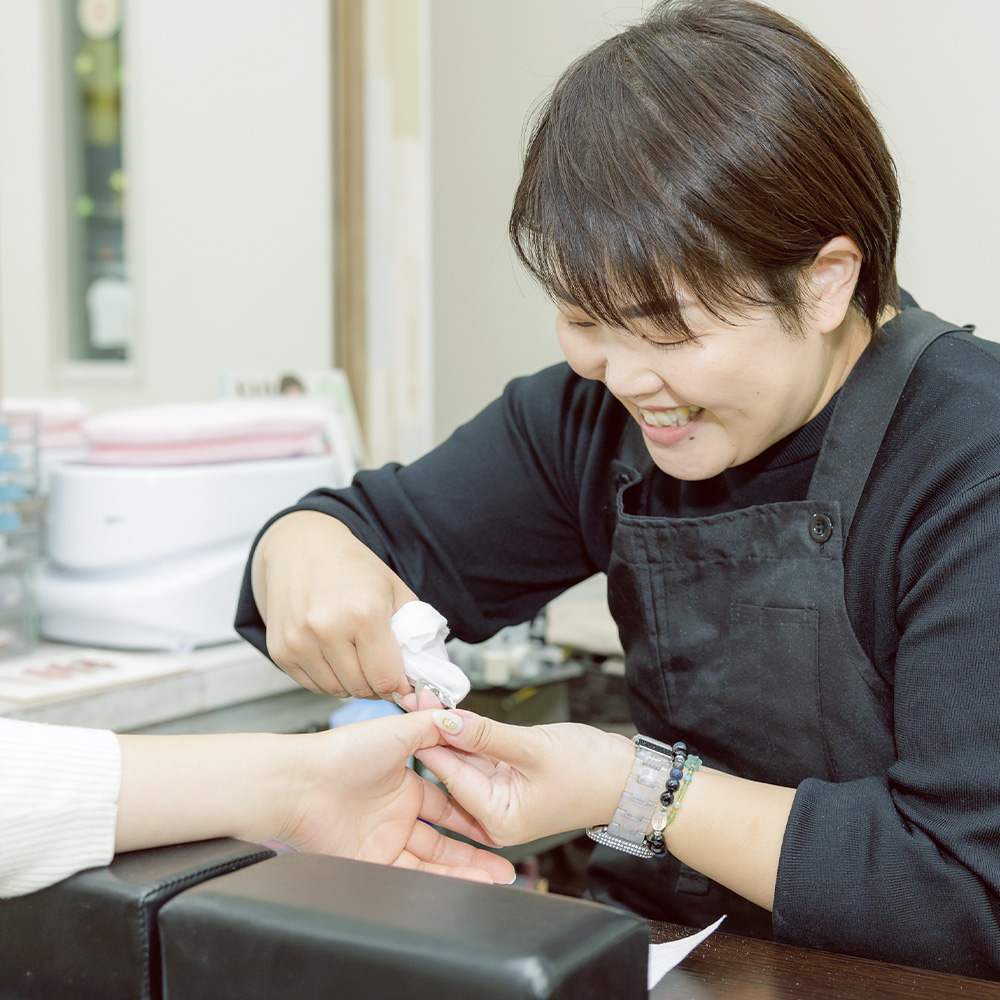 フィルイン導入で自爪育成